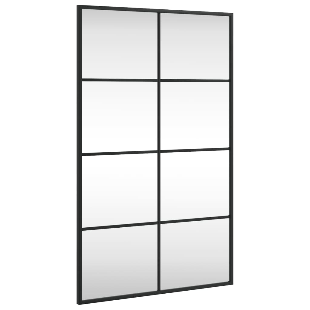 Vidaxx wall mirror rectangular 50x80 cm iron black