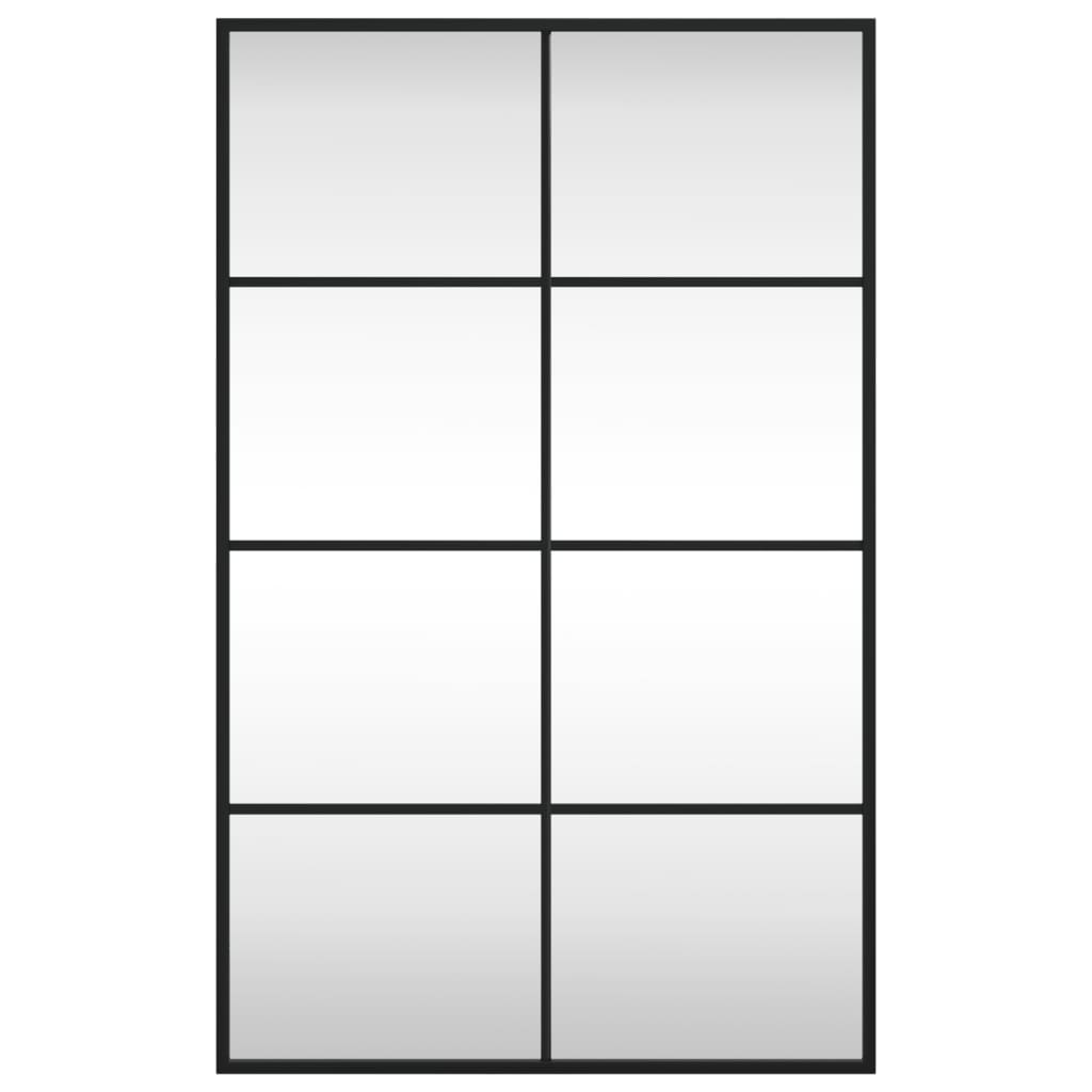 Vidaxx wall mirror rectangular 50x80 cm iron black