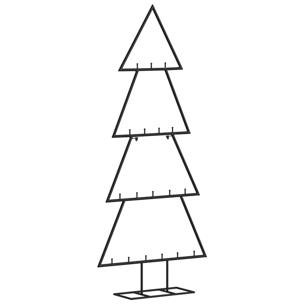 VidaXL Christmas decoration Christmas tree 90 cm metal black