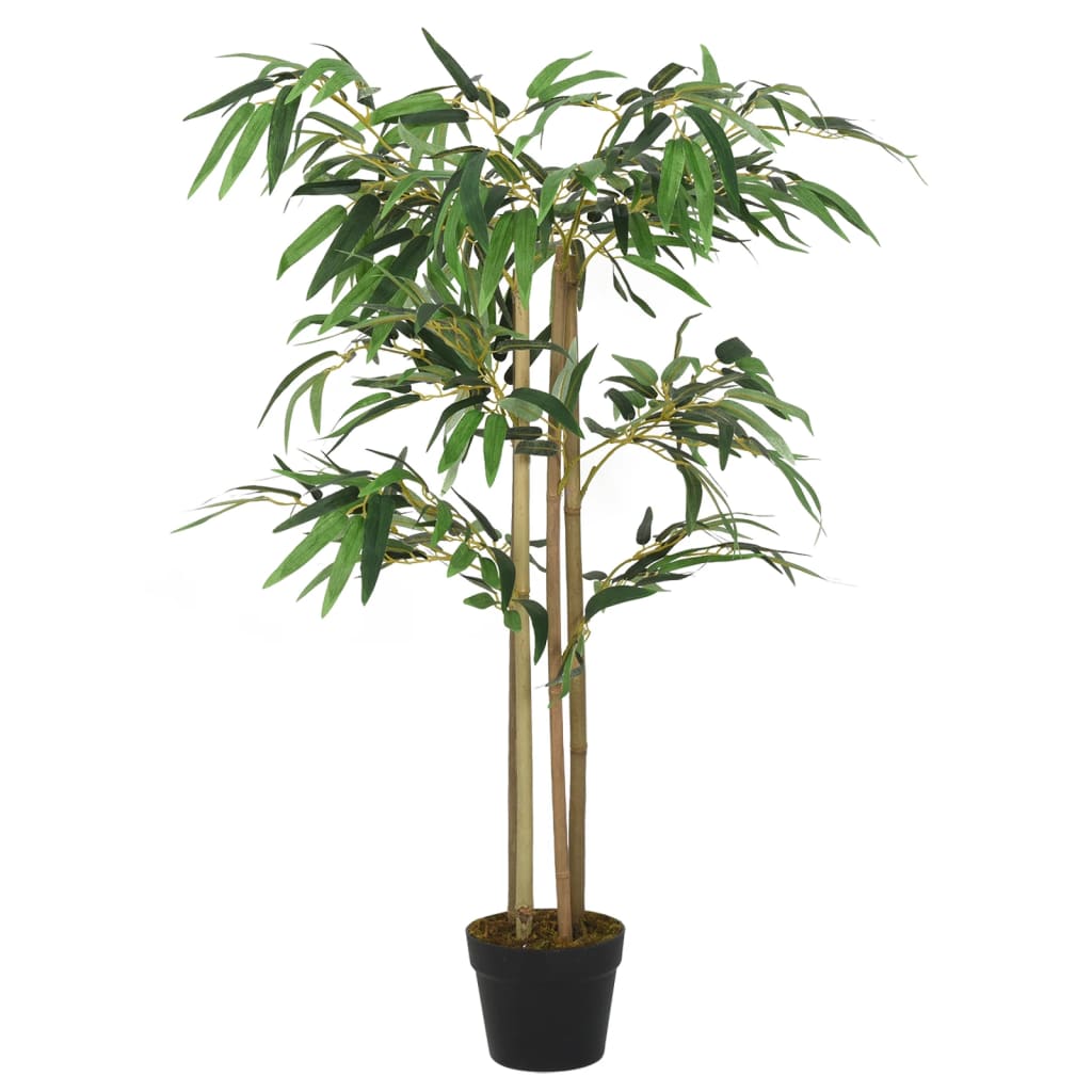 Vidaxl Bamboo per piante artificiali 380 foglie 80 cm verde