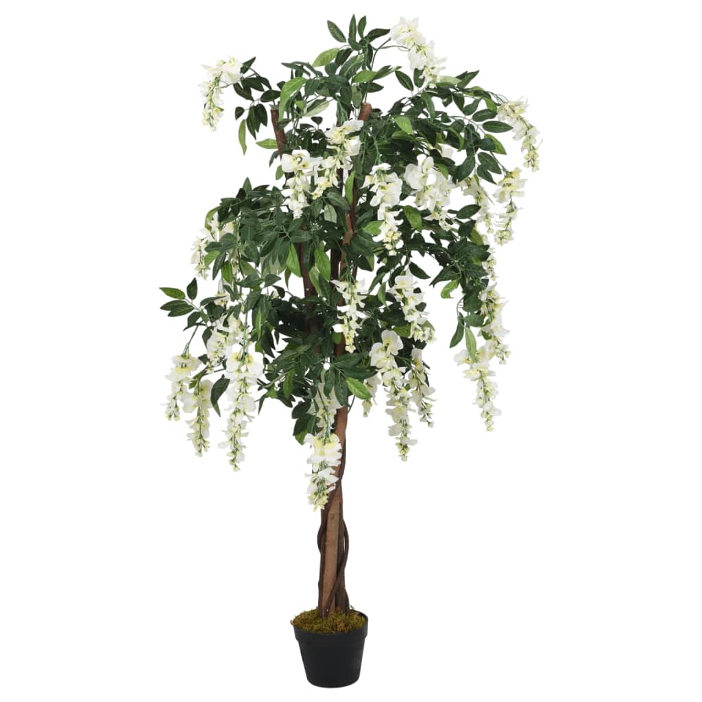 VidaXL artificial tree wisteria 560 leaves 80 cm green and white