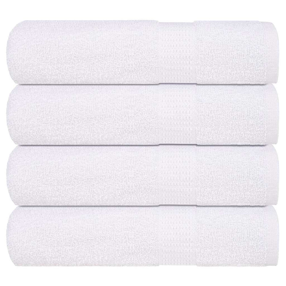 Vidaxl douchehanddoeken 4 st 70x140 cm 360 g m² 100% katoen wit