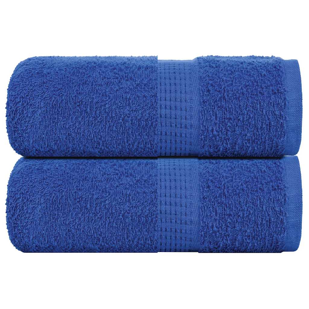 VidaXL guest towels 2 pcs 30x50 cm 360 g m² 100% cotton blue