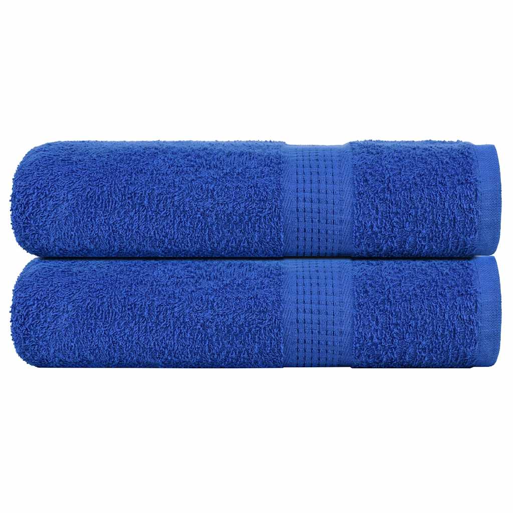 Vidaxx shower towels 2 pcs 70x140 cm 360 g m² 100% cotton blue