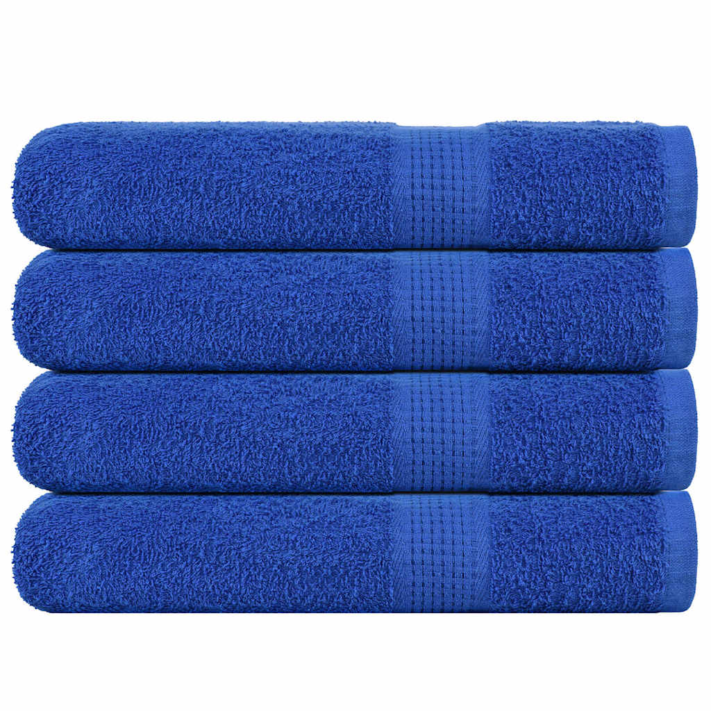 Vidaxl sauna towels 4 pcs 80x200 cm 360 g m² 100% cotton blue