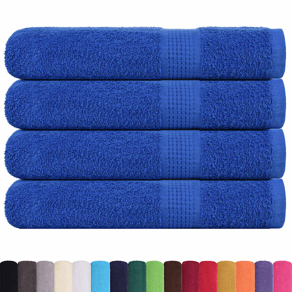 Vidaxl sauna towels 4 pcs 80x200 cm 360 g m² 100% cotton blue
