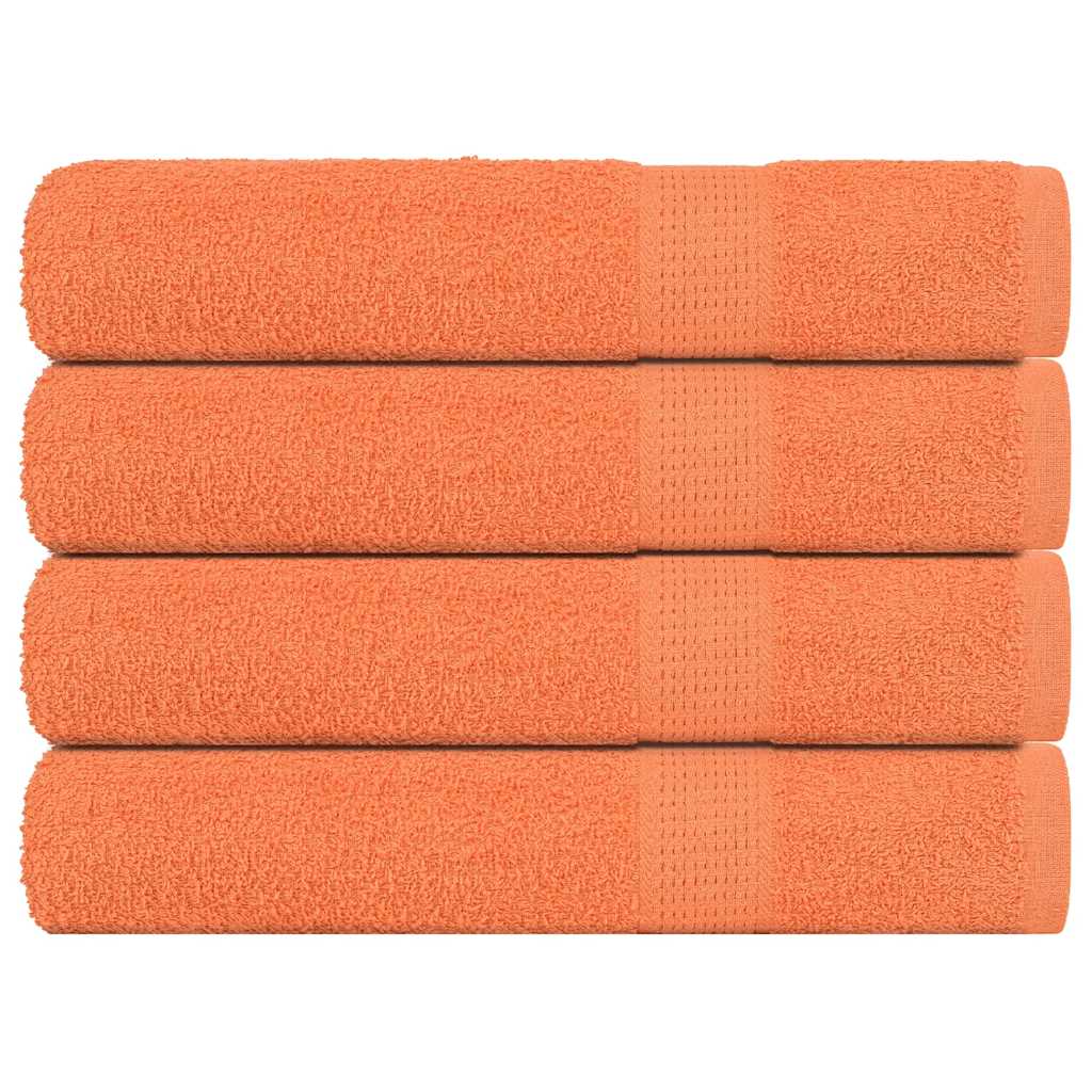 Vidaxx sauna towels 4 pcs 80x200 cm 360 g m² 100% cotton orange