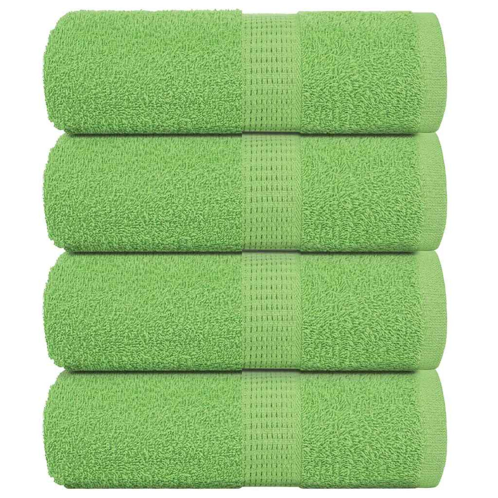 VIDAXL SALPES SAPAGGIO 4 ST 30x30 cm 360 g m² 100% Greenla di mela in cotone