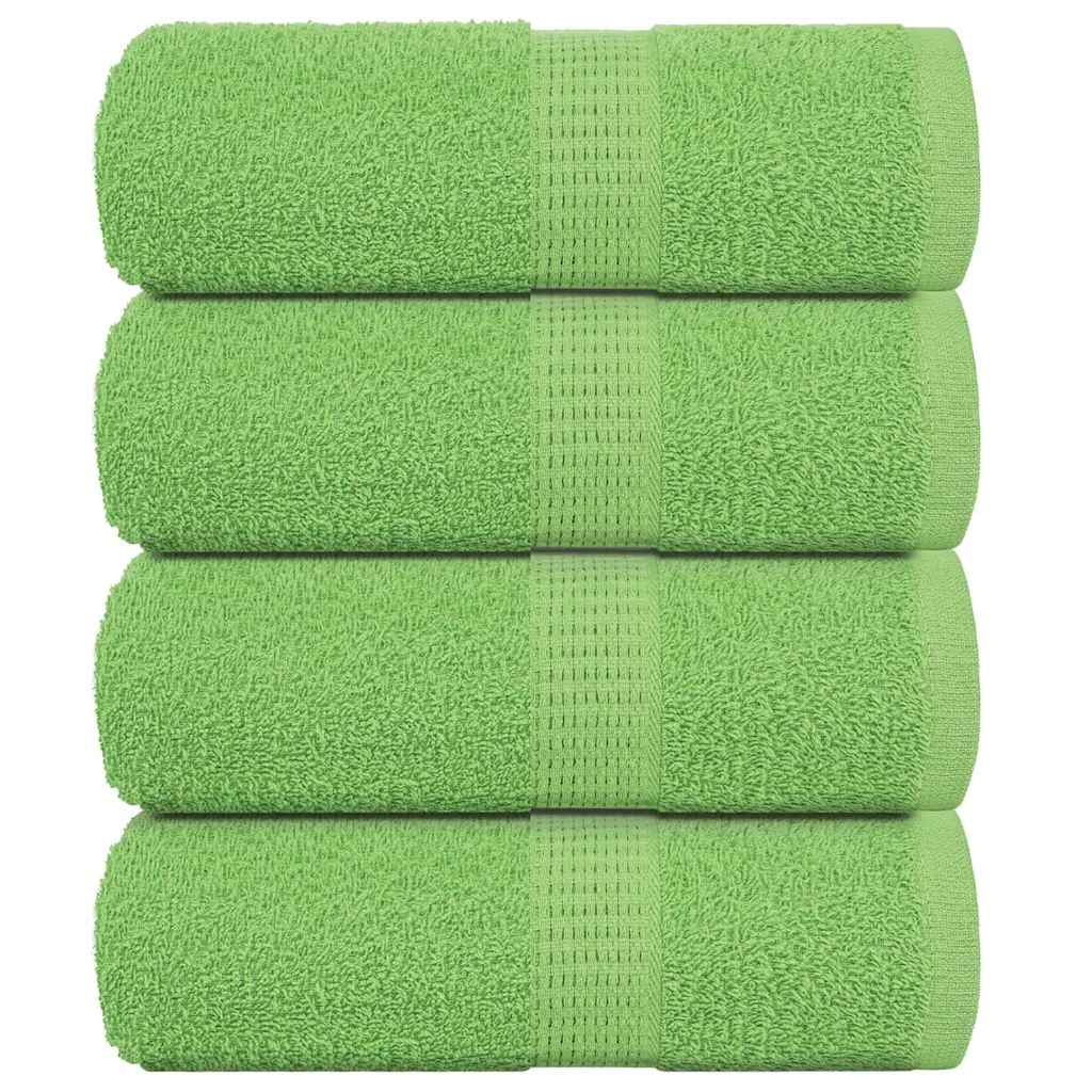 VIDAXL SALPES SAPAGGIO 4 ST 30x30 cm 360 g m² 100% Greenla di mela in cotone