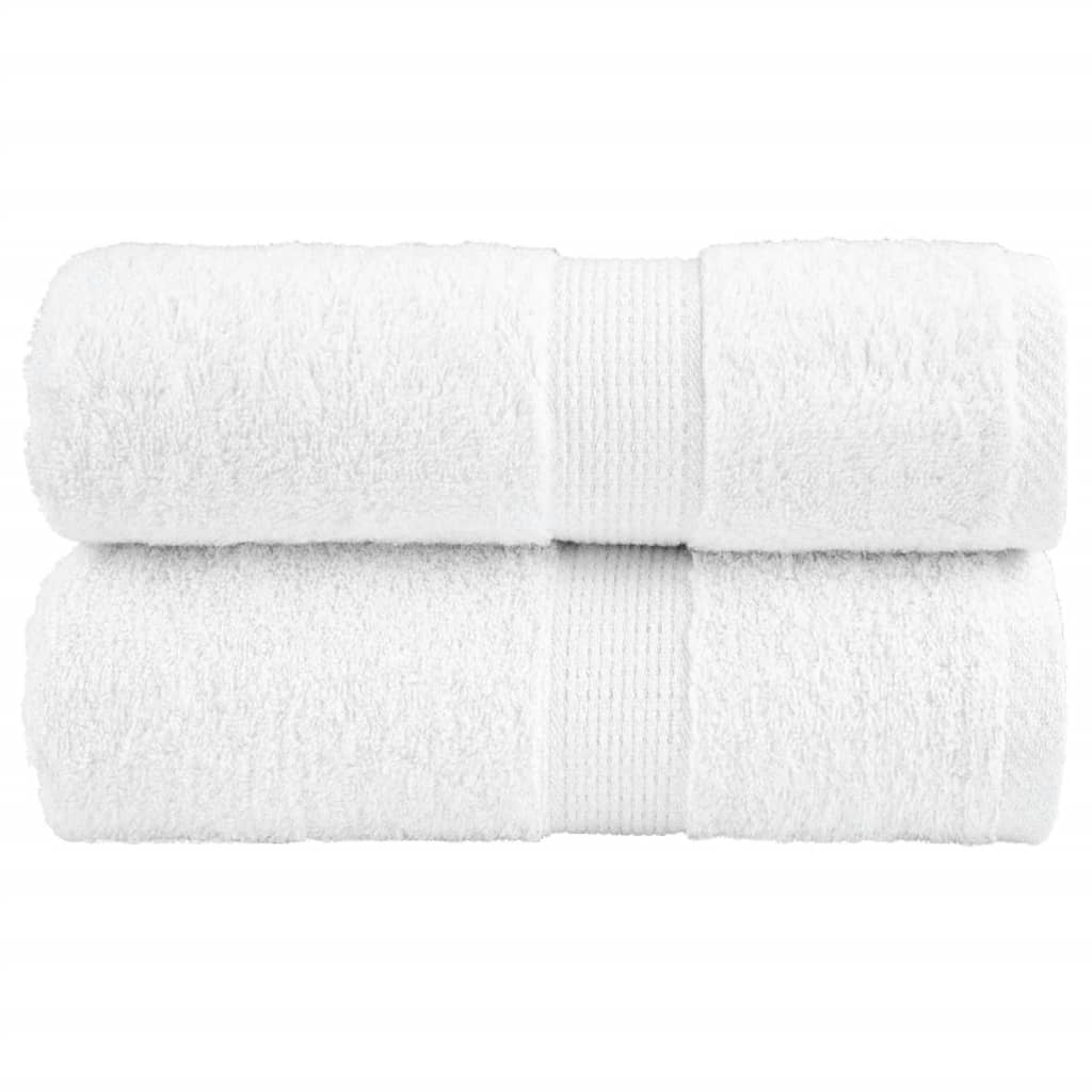Vidaxx premium washcloths solund 2 pieces white 30x30 cm 600 g m²