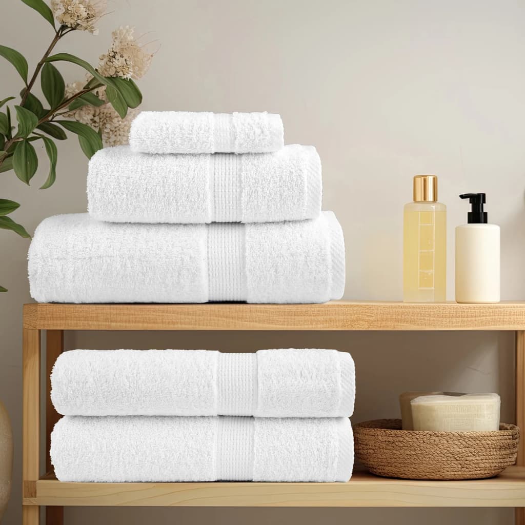 VidaXL guest towels solund 50 pcs 600 g m² 30x50 cm white