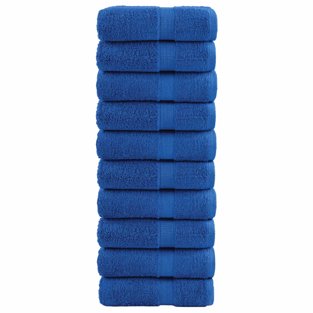 Vidaxx premium washcloths solund 10 pieces blue 30x30 cm 600 g m²