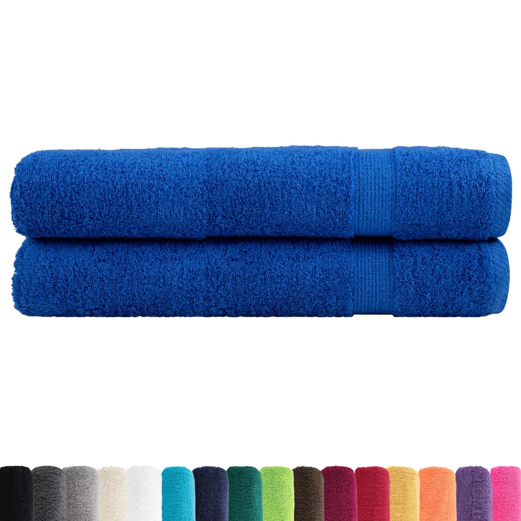 Vidaxx towels solund 2 pcs 600 g m² 100x200 cm blue