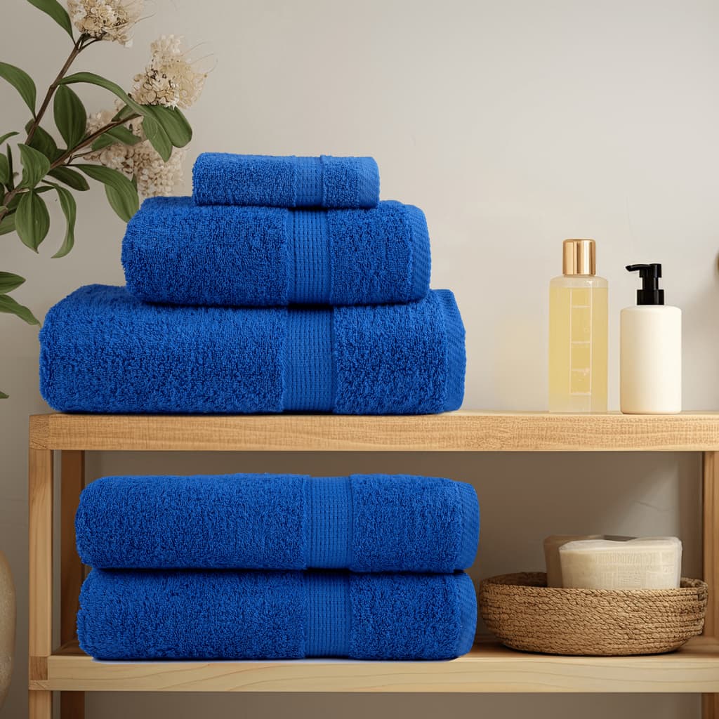 Vidaxx towels solund 2 pcs 600 g m² 100x200 cm blue