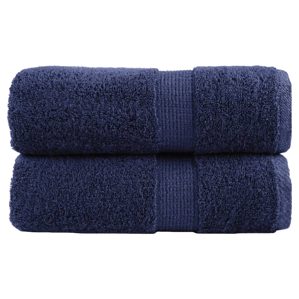 Vidaxx premium washcloths solund 2 pieces navy blue 30x30 cm 600 g m²