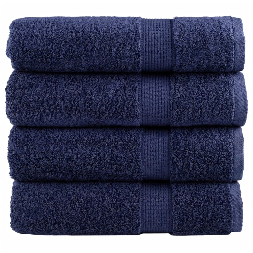 Vidaxx bath towels solund 4 pcs 600 g m² 70x140 cm navy blue