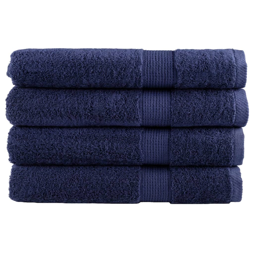 Vidaxx sauna towels solund 4 pcs 600 g m² 80x200 cm navy blue