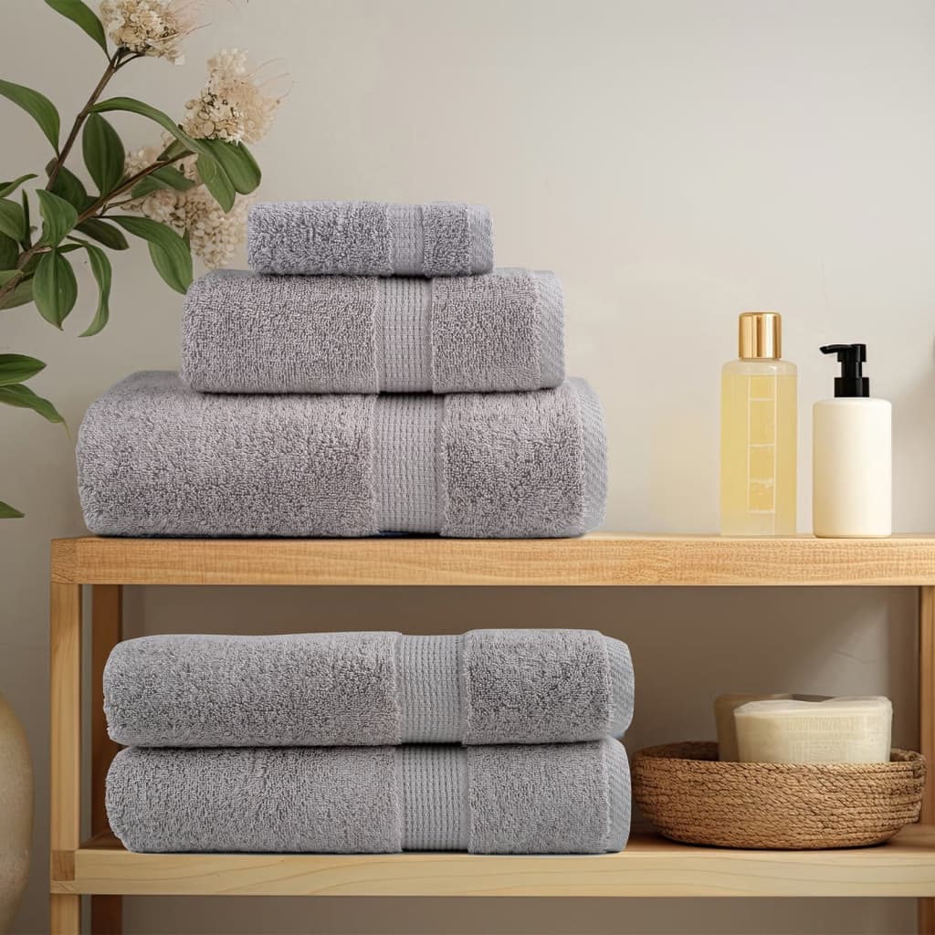 Vidaxx towels solund 10 pcs 600 g m² 50x100 cm gray