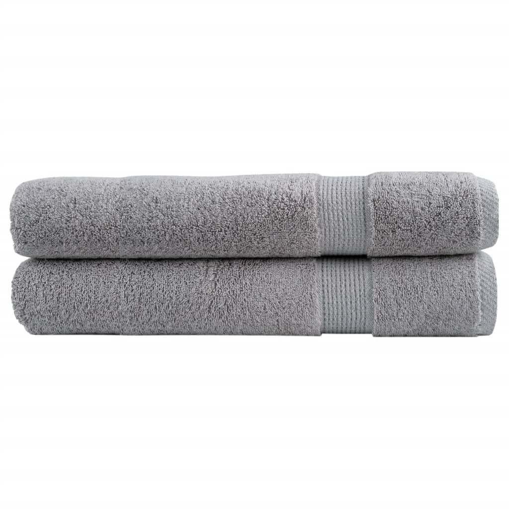 Vidaxx towels solund 2 pcs 600 g m² 100x200 cm gray