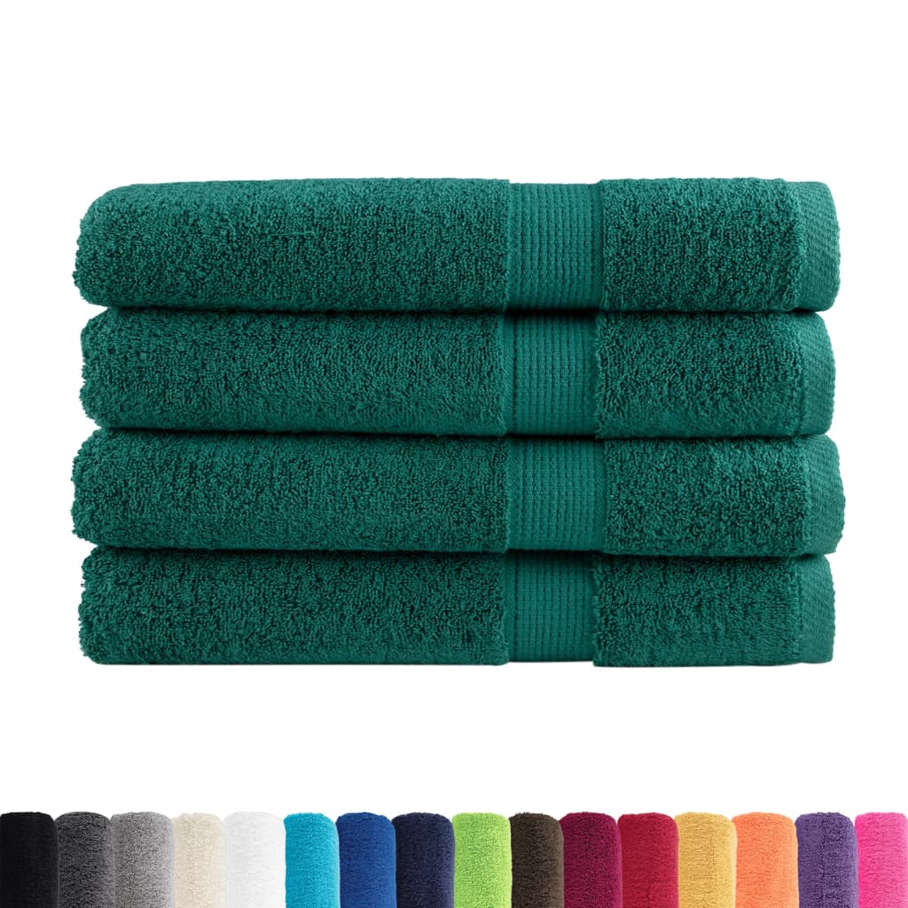 Vidaxx towels solund 4 pcs 600 g m² 100x200 cm green