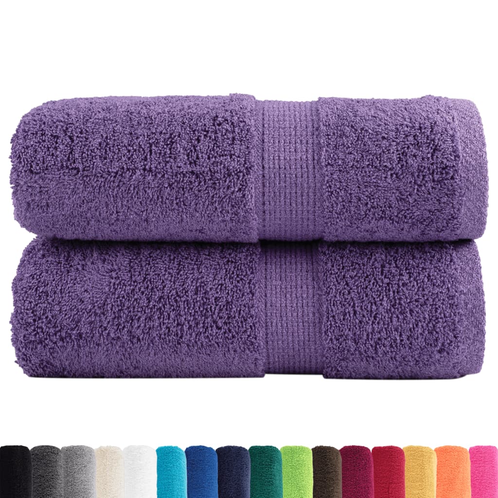 Vidaxx premium washcloths solund 2 pcs purple 30x30 cm 600 g m2