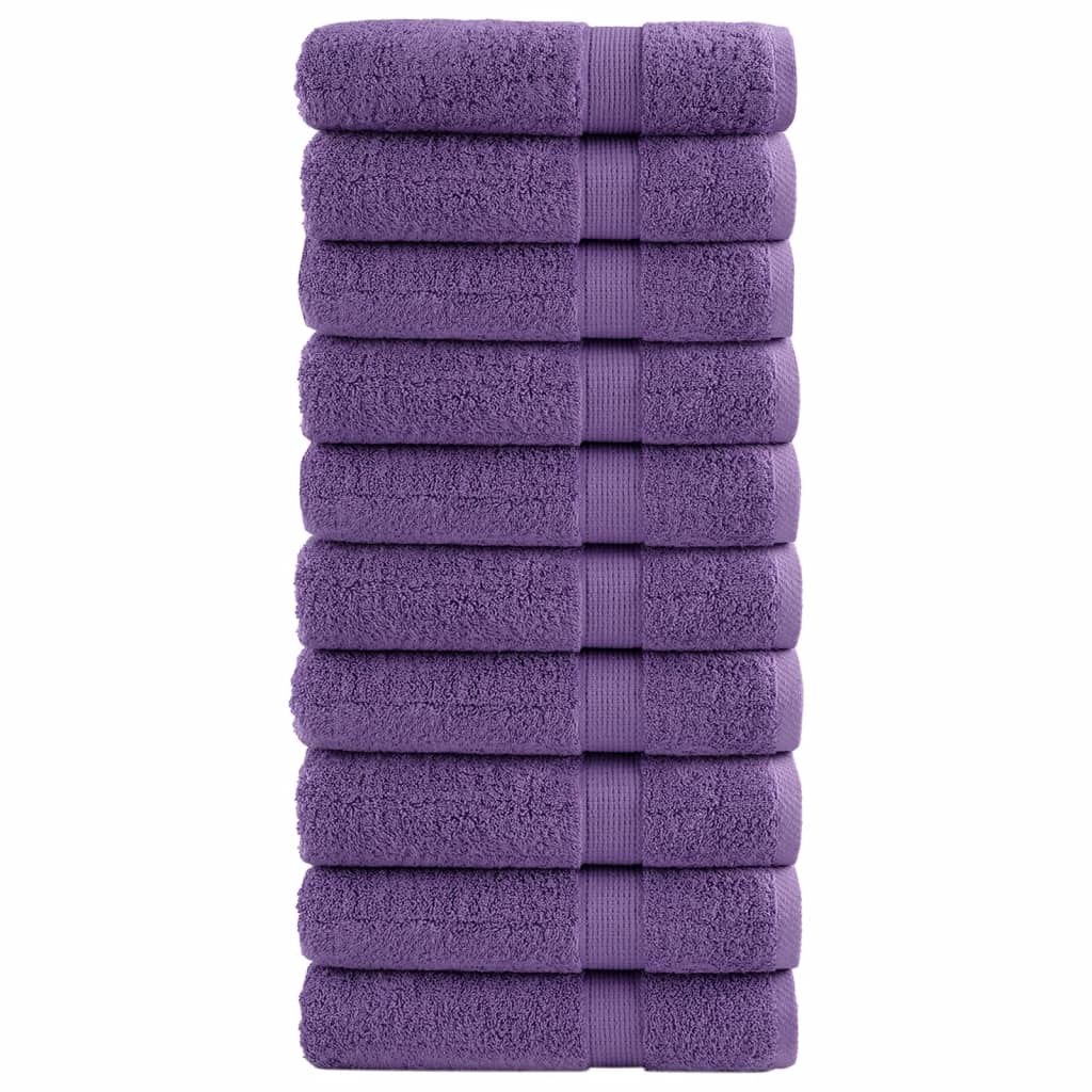 Vidaxx towels solund 10 pcs 600 g m² 50x100 cm purple