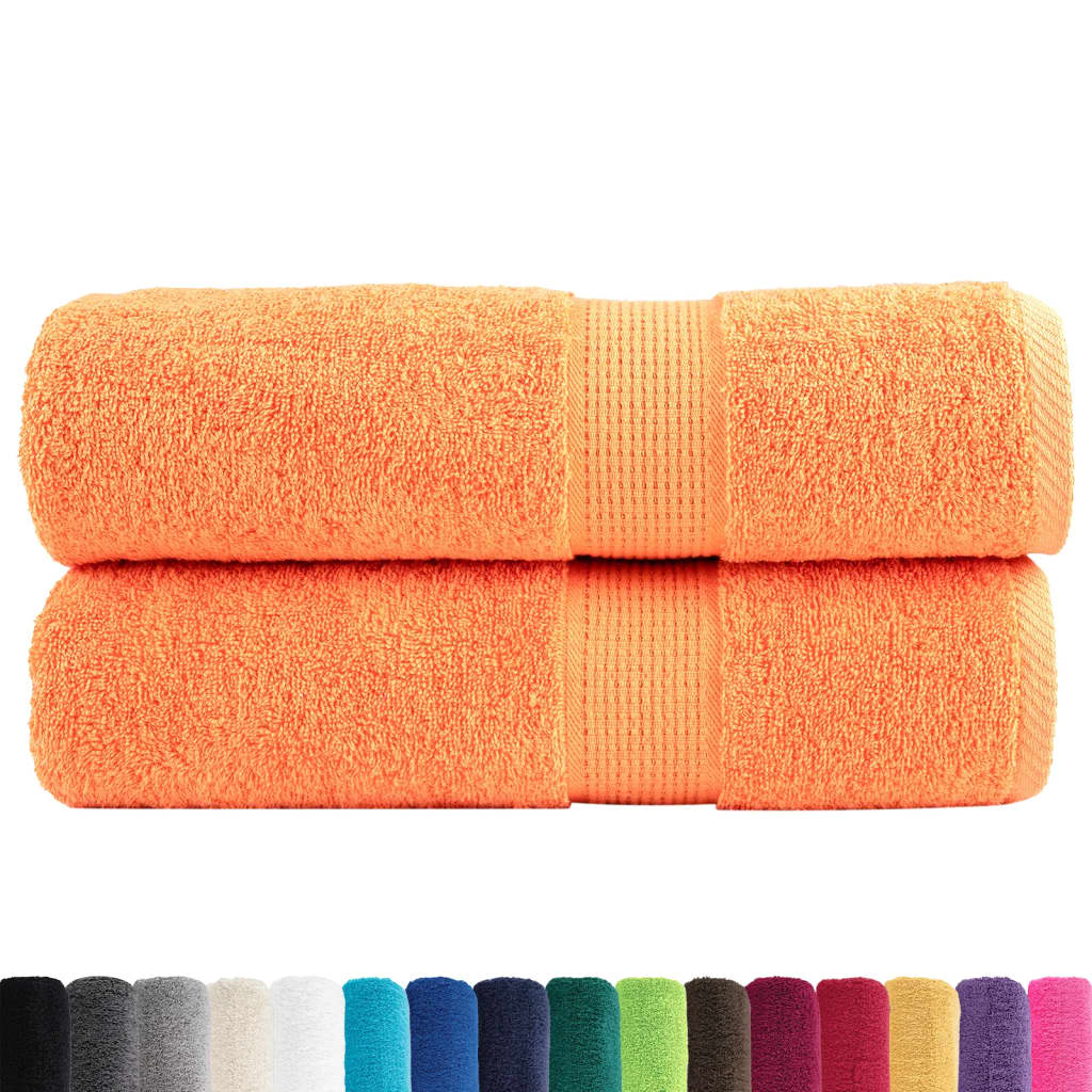 VidaXL bath towels solund 2 pcs 600 g m² 100x150 cm