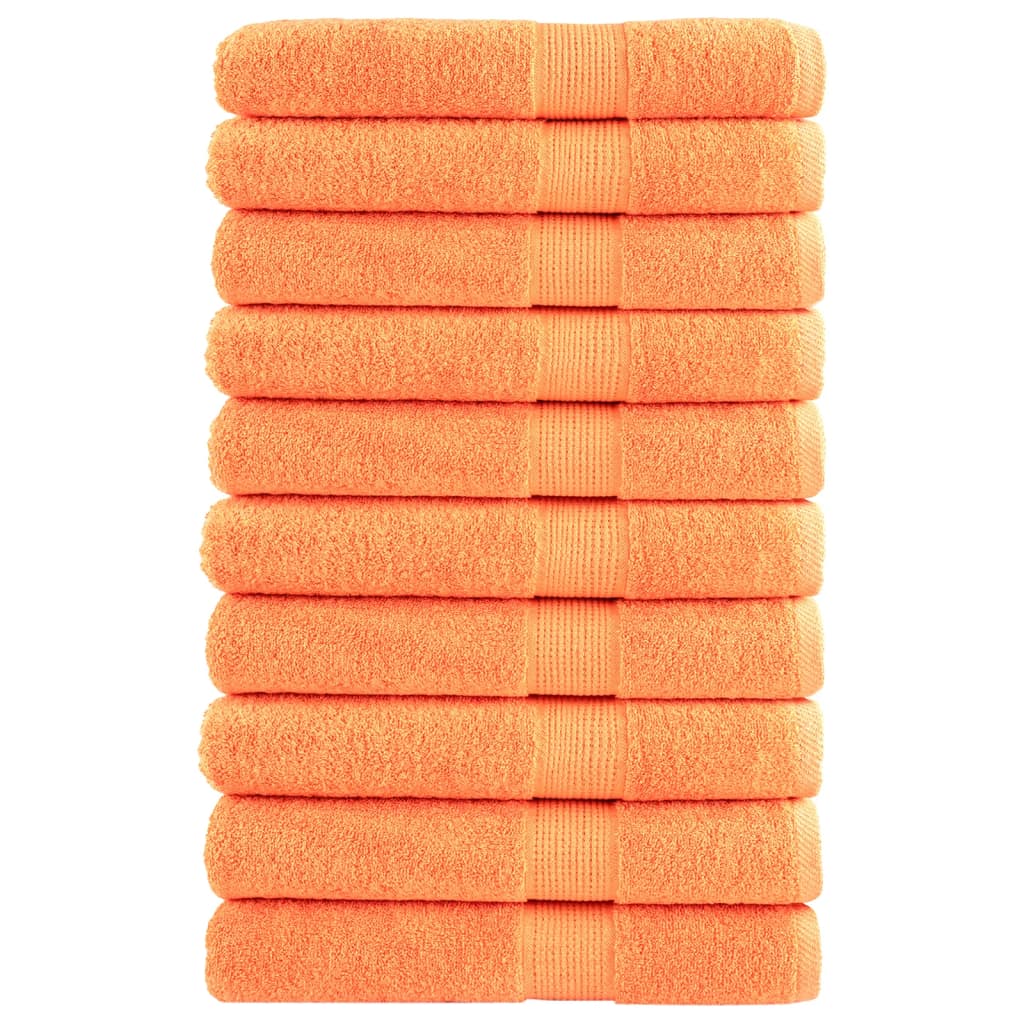 Vidaxx sauna towels solund 10 pcs 600 g m² 80x200 cm orange