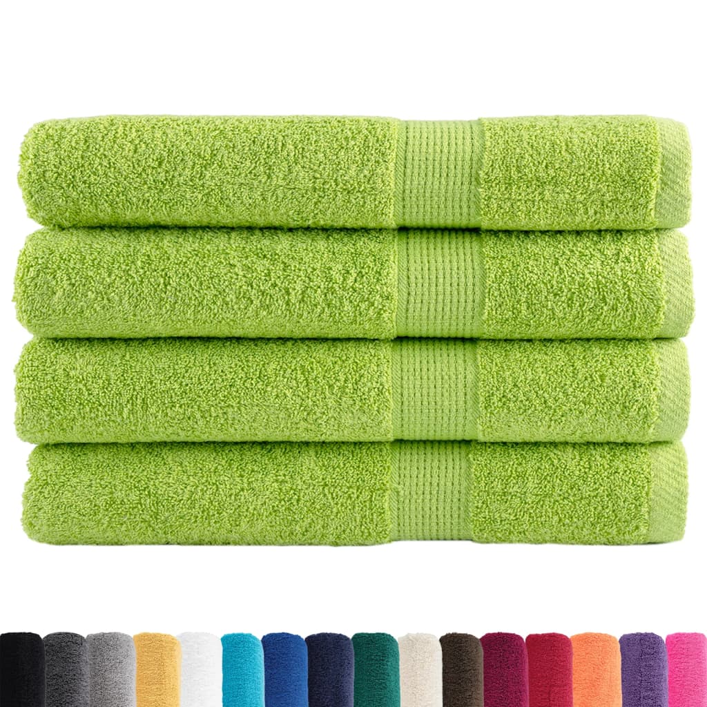 Vidaxx towels solund 4 pcs 600 g m² 100x200 cm apple green