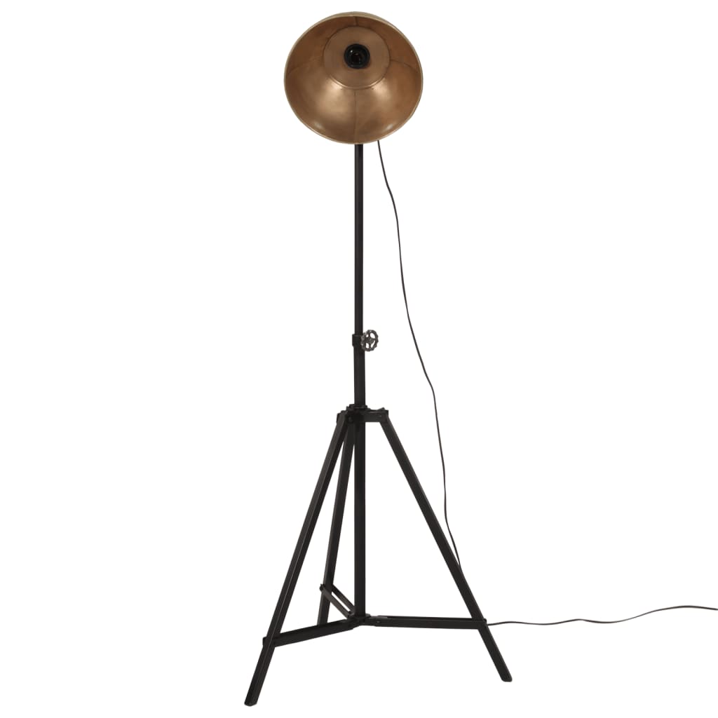 VidaXL floor lamp 25 w e27 61x61x90 150 cm antique brass-colored