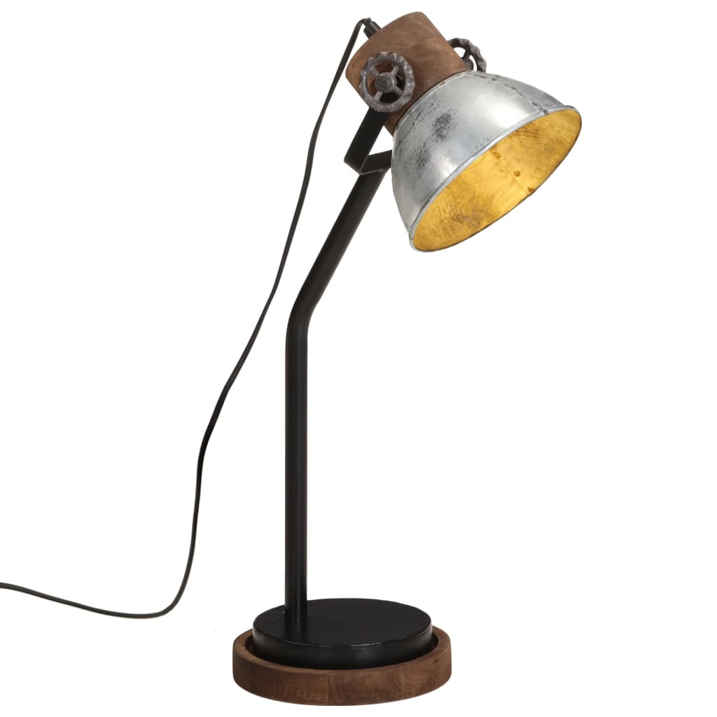 Vidaxx desk lamp 25 w e27 18x18x60 cm vintage silver