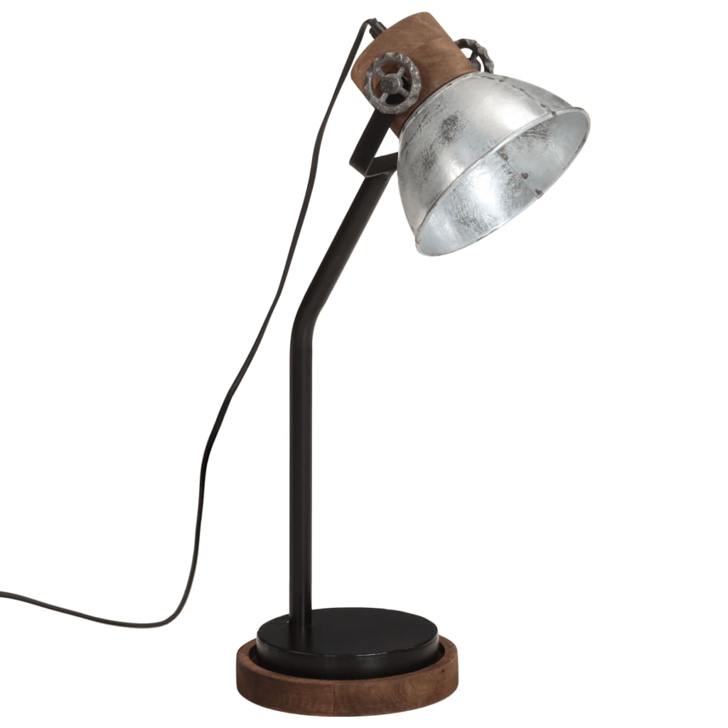 Vidaxx desk lamp 25 w e27 18x18x60 cm vintage silver