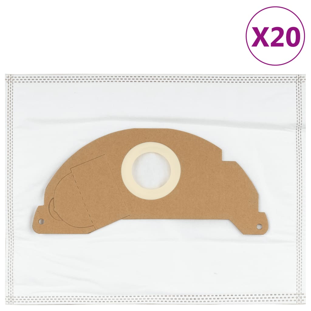 VidaXL vacuum cleaner bags for Karcher A2004 20 pcs