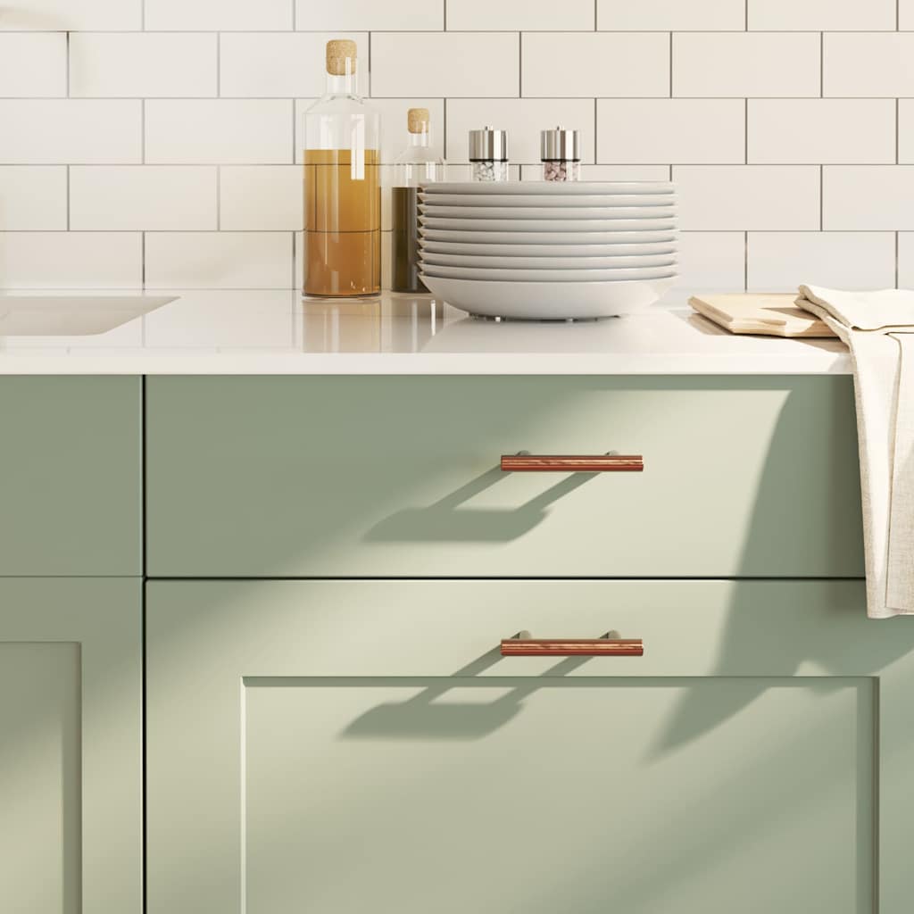 VidaXL Griffe 10 Stück 64 mm Edelstahl bronzefarben