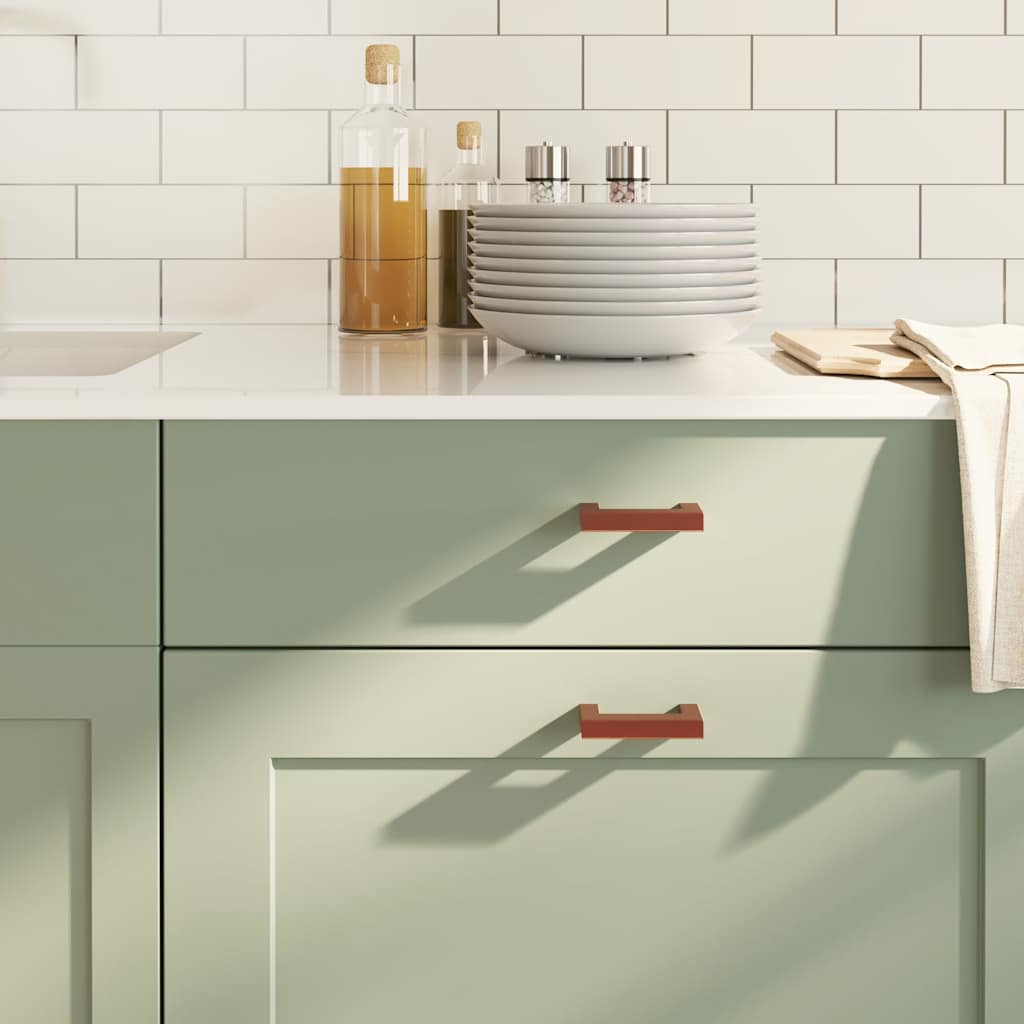 VidaXL Griffe 10 Stück 64 mm Edelstahl bronzefarben