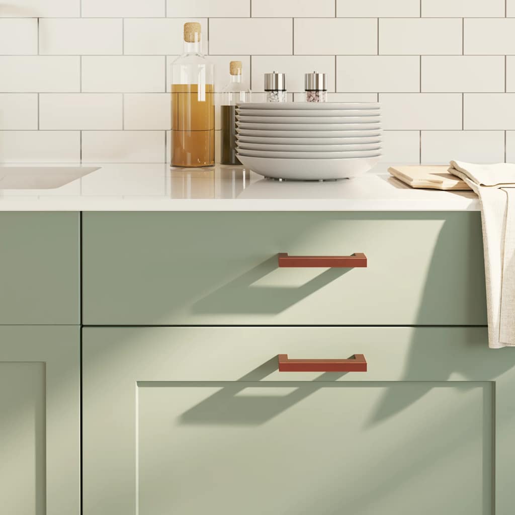 VidaXL Griffe 10 Stück 96 mm Edelstahl bronzefarben