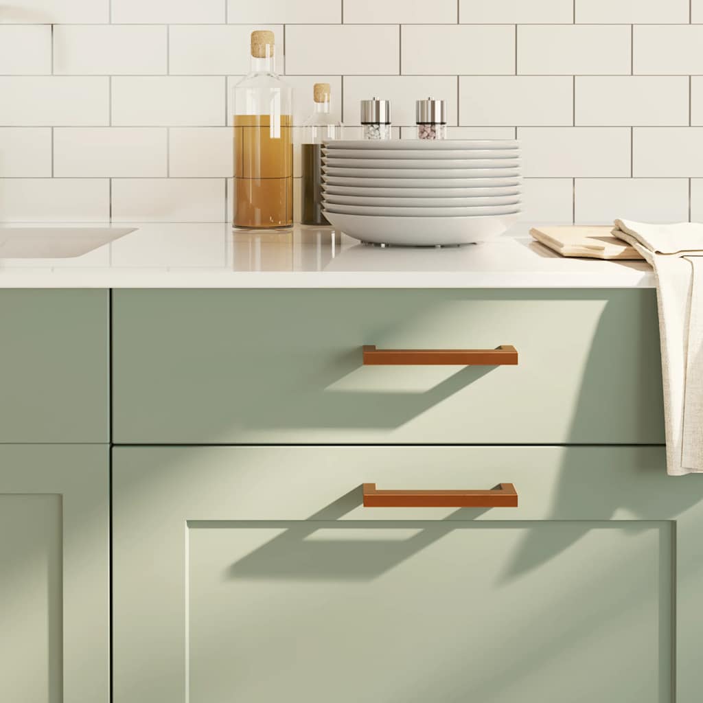 VidaXL Griffe 10 Stück 128 mm Edelstahl bronzefarben