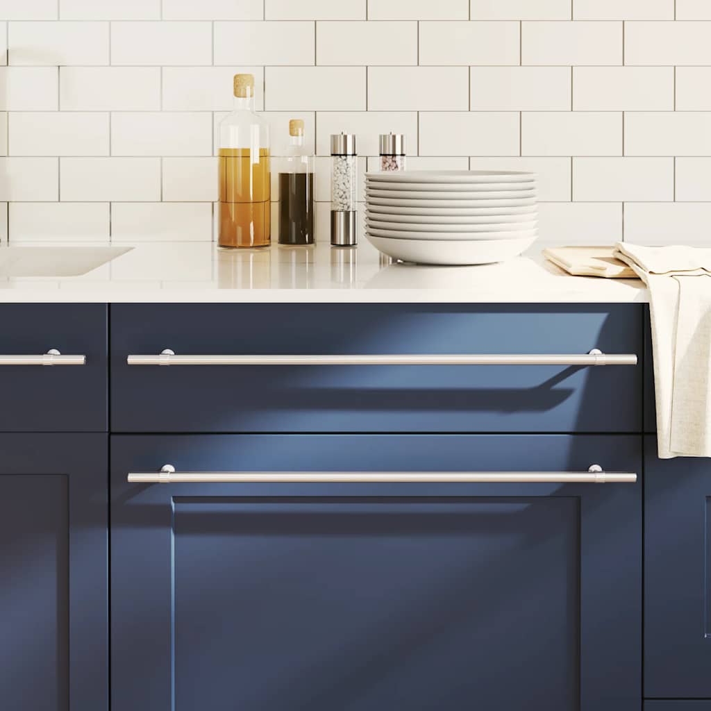 VidaXL Griffe 5 Stück 480 mm Edelstahl silberfarben