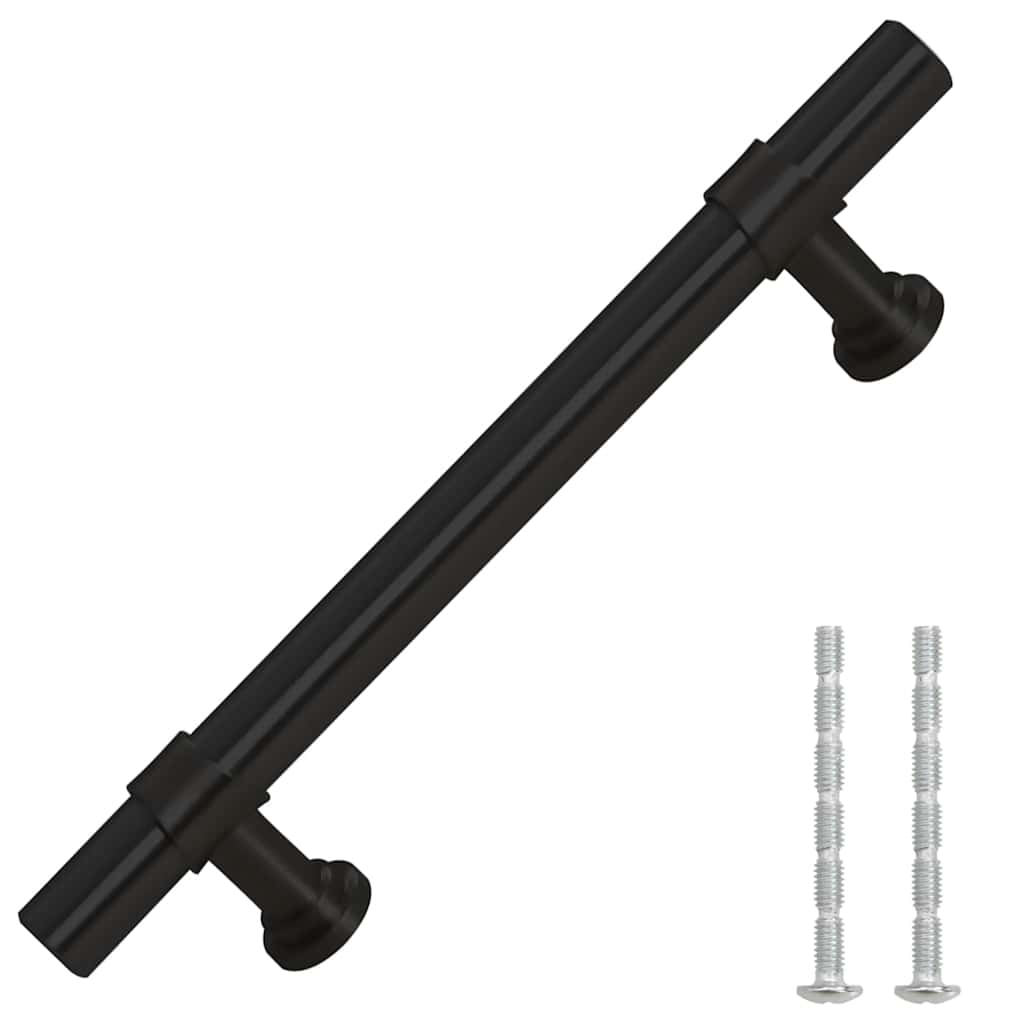 VidaXL Griffe 10 Stück 96 mm Edelstahl schwarz