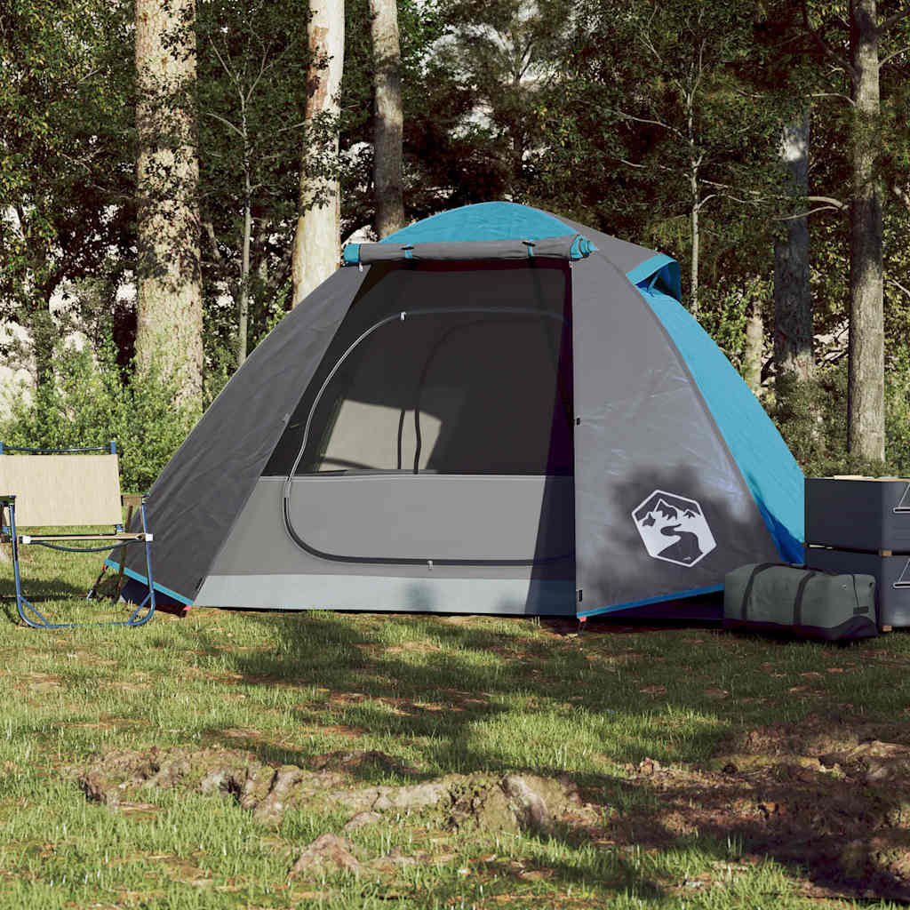 Vidaxl dome tent 2-person waterproof blue