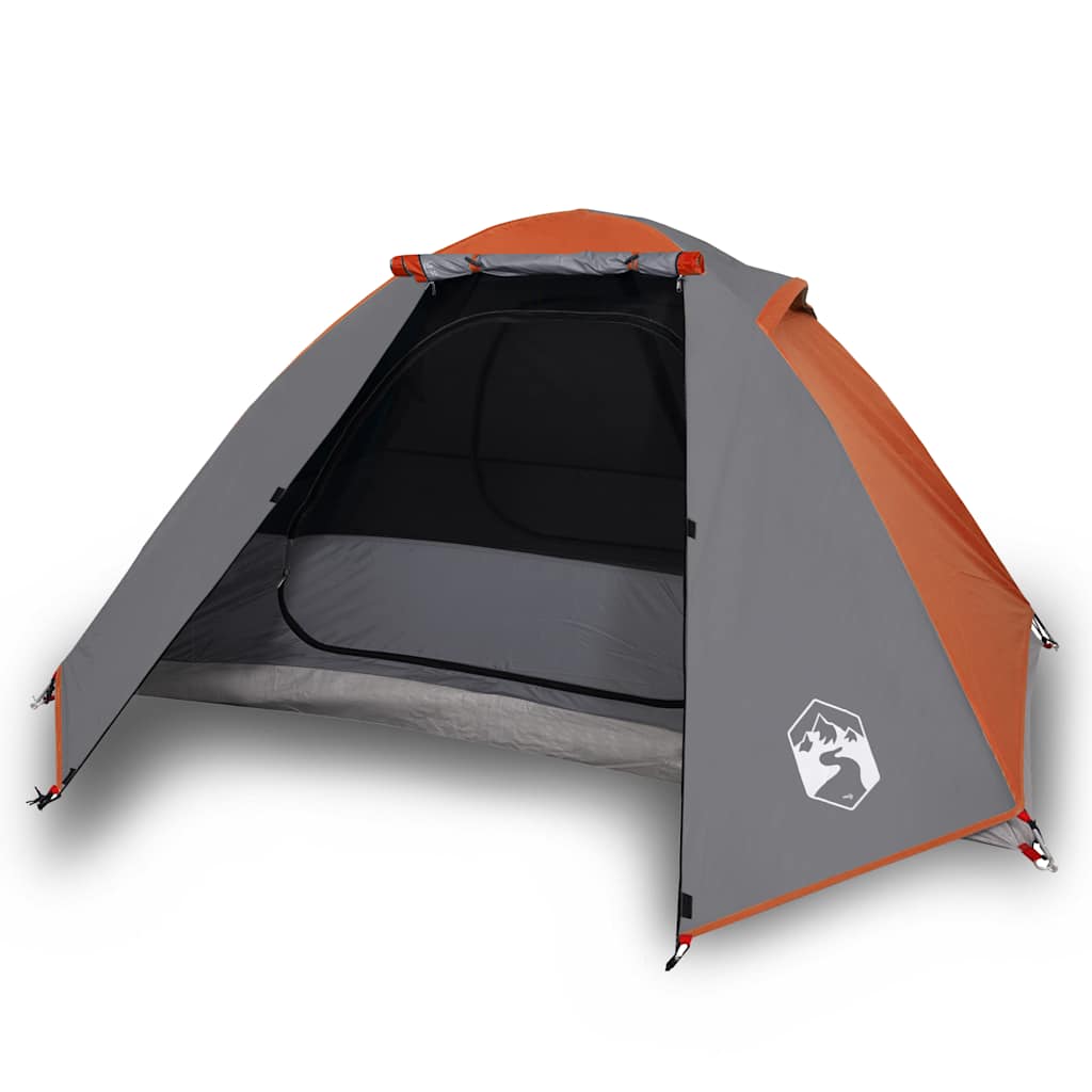 Vidaxl dome tente 2 personnes imperméables orange