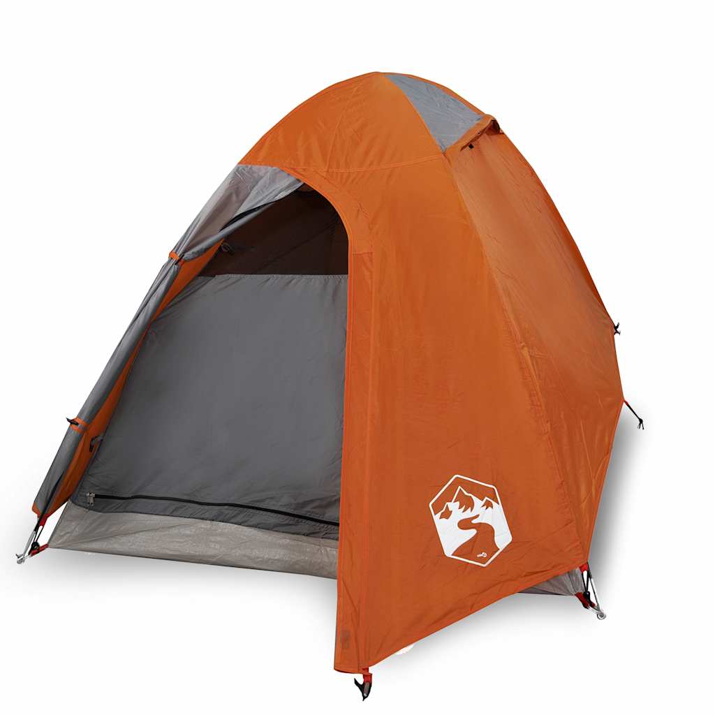 Vidaxl Dome Tenda arancione impermeabile per 2 persone