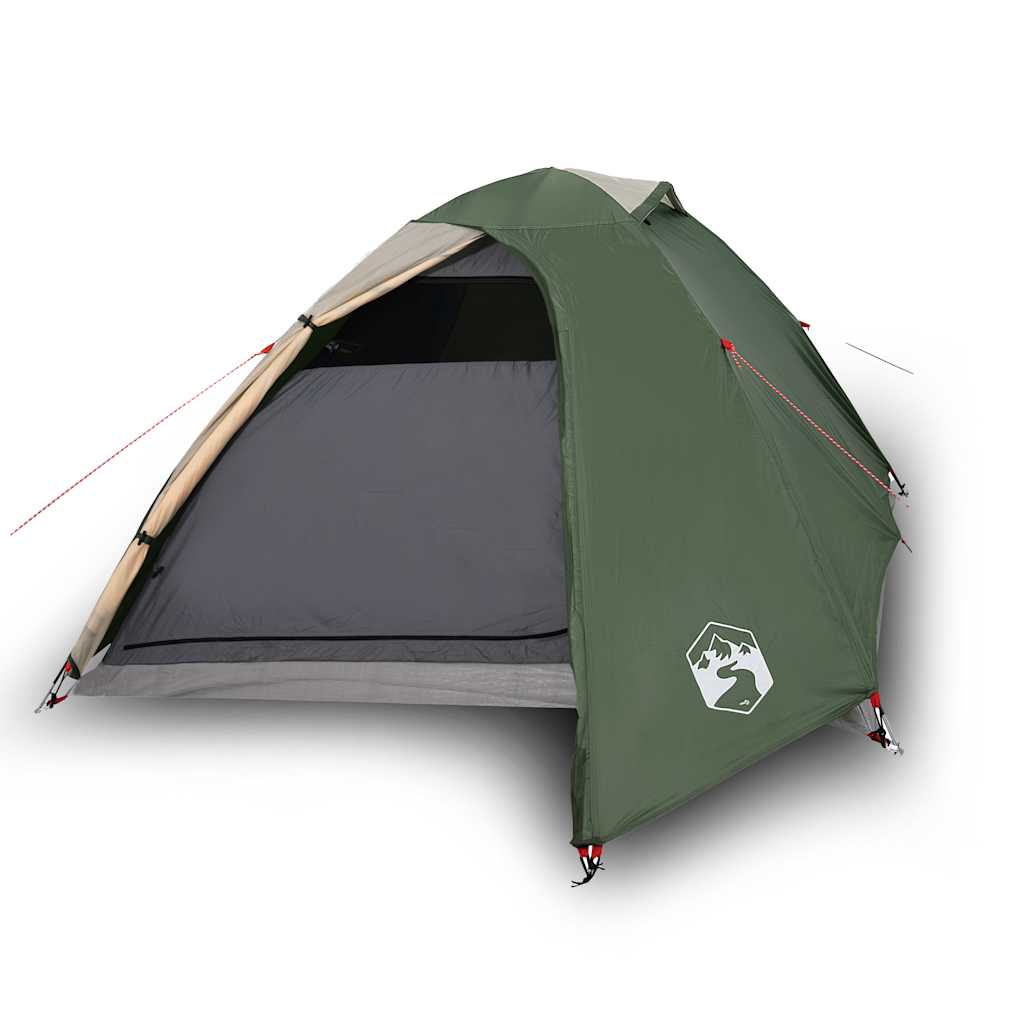Vidaxl Dome Tent 3 Personne étanche verte