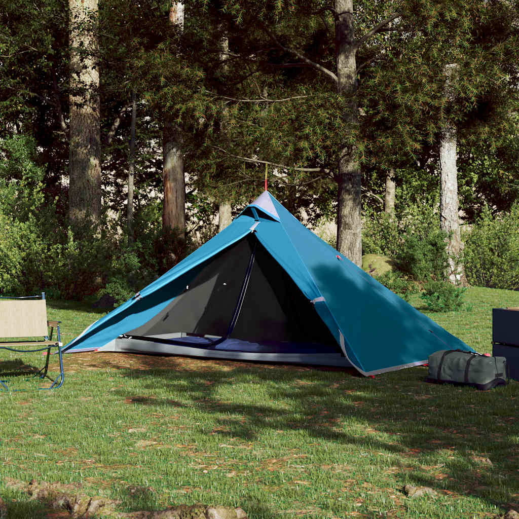 VidaXL tente tipi suspendue 1 personne imperméable bleu