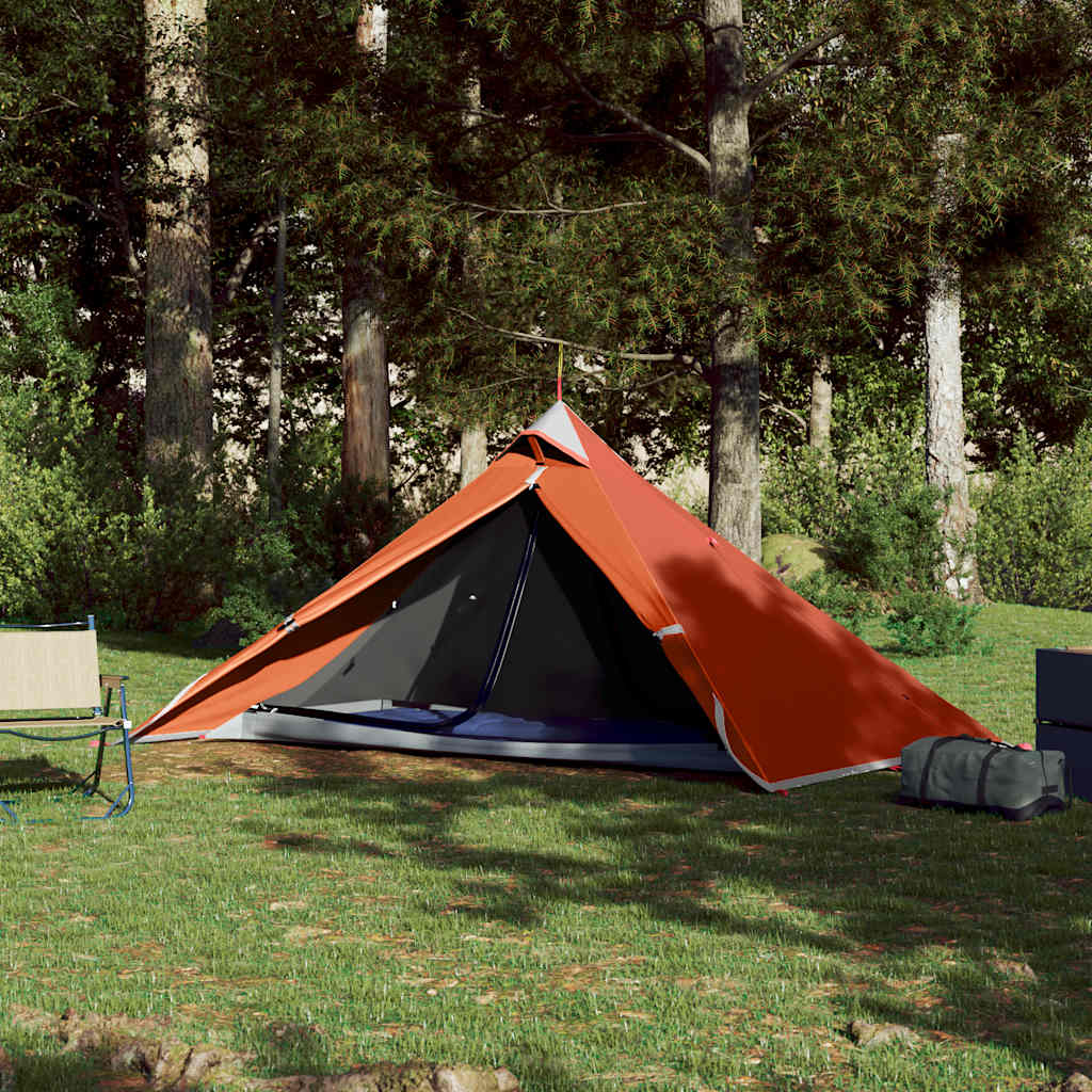 Tenda teepee sospesa VidaXL per 1 persona, impermeabile, arancione