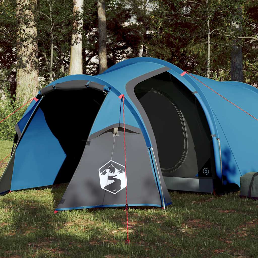 Vidaxl tunnel tent 3-person waterproof blue