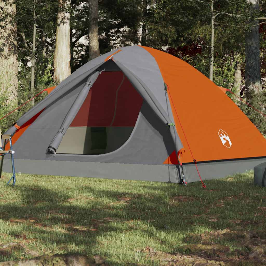 VidaXL dome tent 6-person waterproof orange