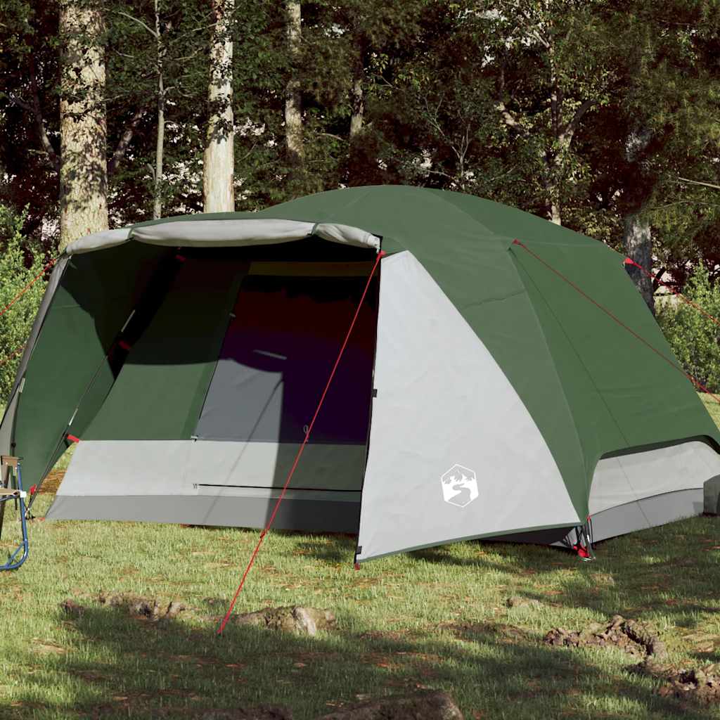 Vidaxx family tent with awning, 6-person, waterproof, green