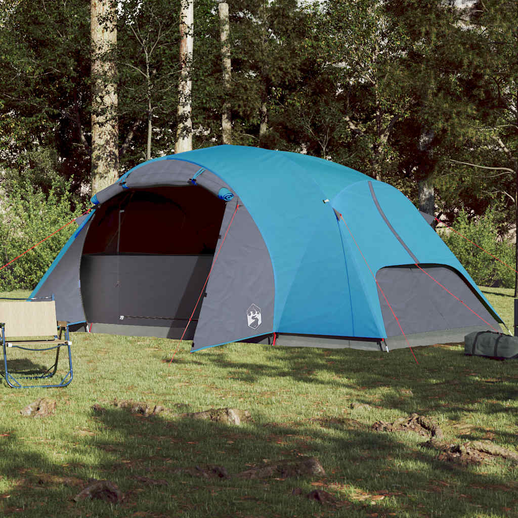 VidaXL family tent crossvent 8-person waterproof blue