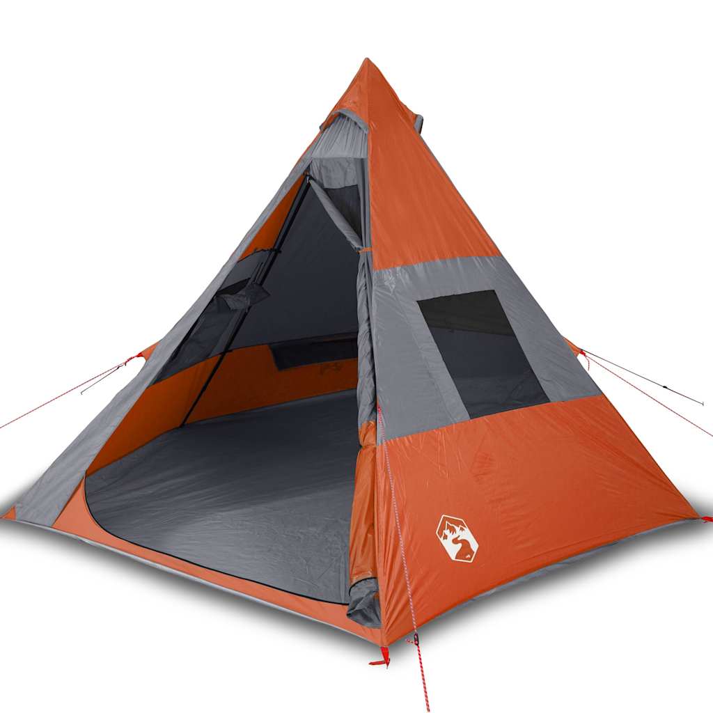 VidaXL tipi tent 7-person waterproof orange